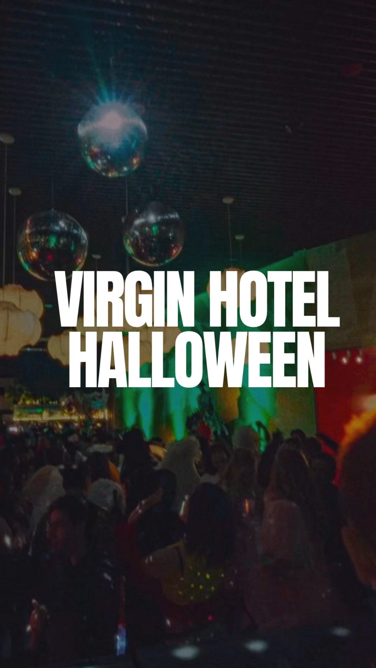 Virgin Hotels Drop Dead Famous Halloween creative